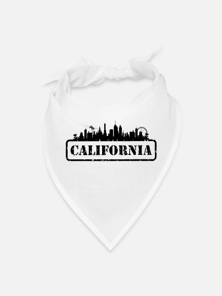 CALIFORNIA - Bandana - white - Front