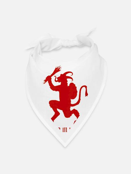 Merry Krampus - Bandana - white