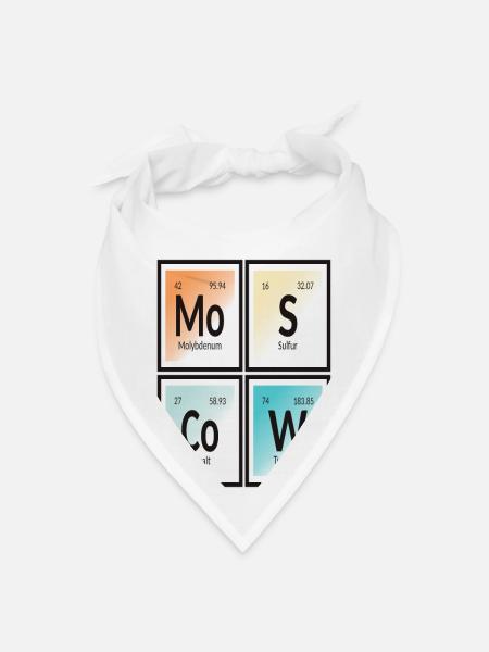 Elements of Moscow - Bandana - white - Front
