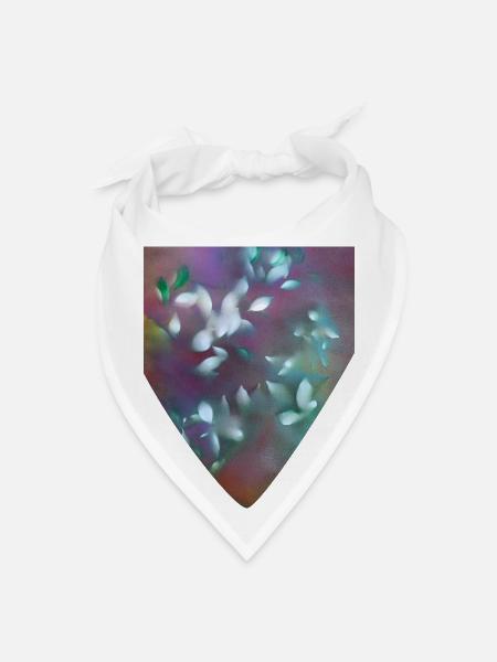 leaf ghosts - Bandana - white - Front