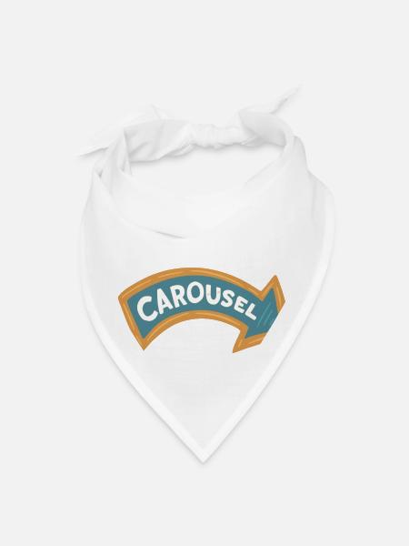 carousel - Bandana - white - Front