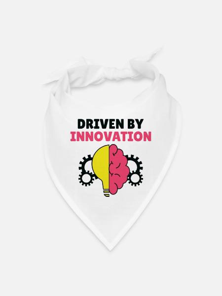 Innovators Success Inspired Entrepreneurs - Bandana - white - Front