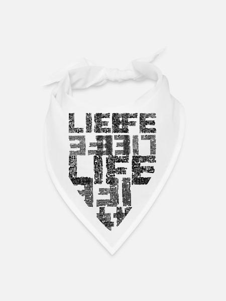 life Men's Full Size mife style Look T-shirt - Bandana - white - Front