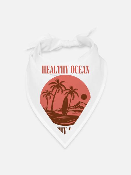 Marine Conservation - Bandana - white - Front