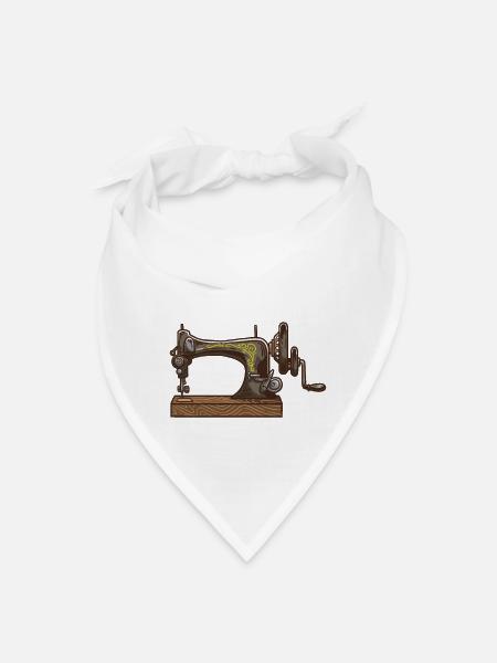 Machine Sewing Machine - Bandana - white