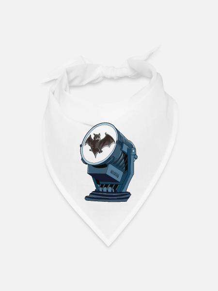 Animals Bat Job - Bandana - white - Front