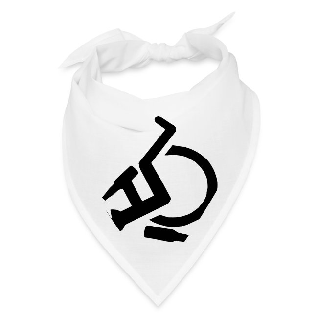 Drunk wheelchair user symbol
