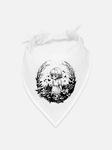 Nature - Bandana - white - Front