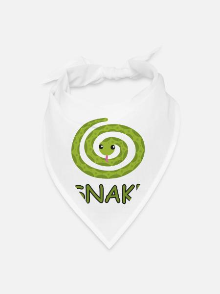 SNAKE - Bandana - white