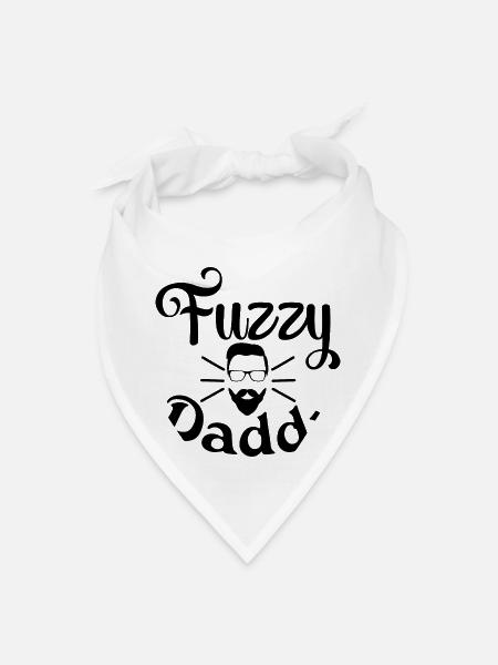 Beard-Bearded Father - Bandana - white - Front