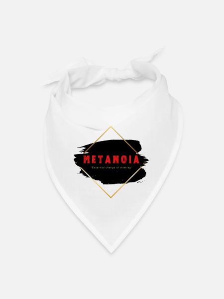 metanoia - Bandana - white - Front