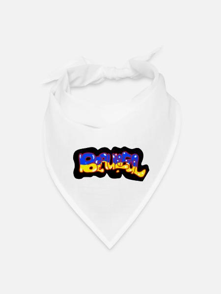 beautiful - Bandana - white - Front