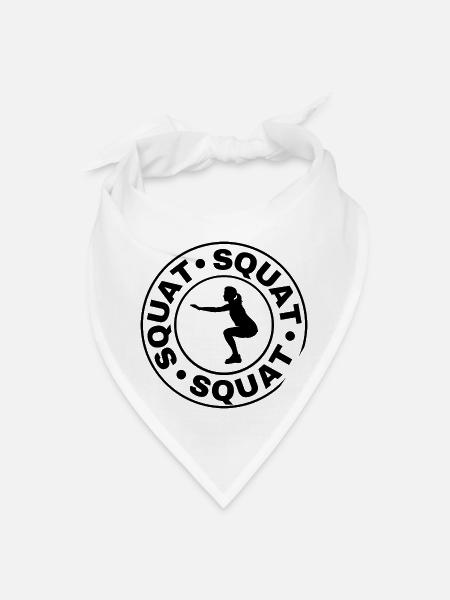 Squat 1 - Bandana - white - Front