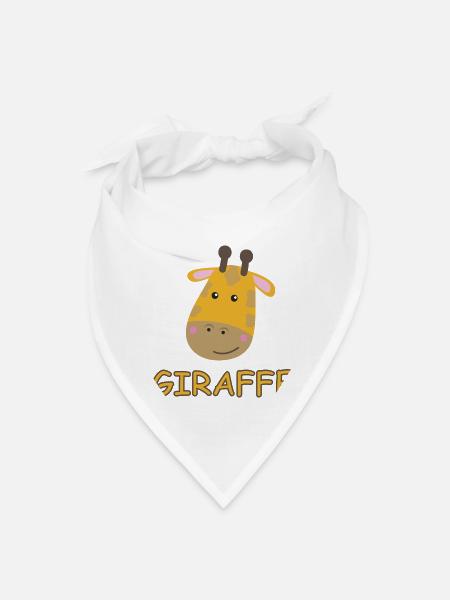 GIRAFFE - Bandana - white