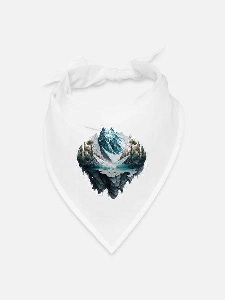 hidden nature - Bandana - white - Front