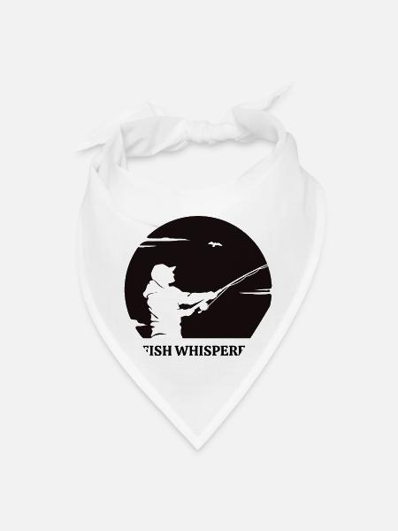 Fish whisperer - Bandana - white