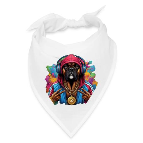 Boxer Dog Splash Art - Bandana