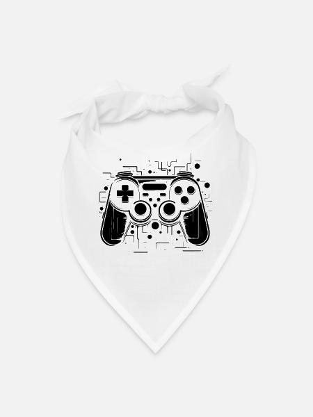 Gaming Controller - Bandana - white - Front