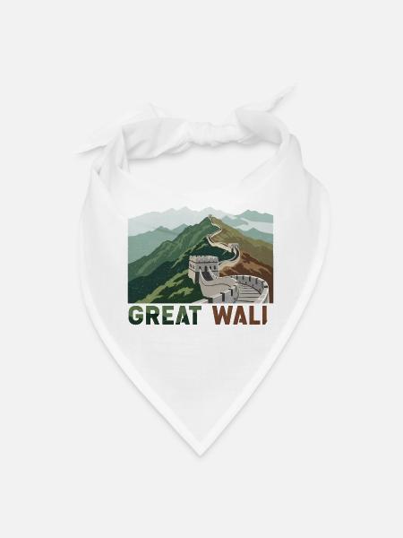 Great Wall Panorama Trek - Bandana - white