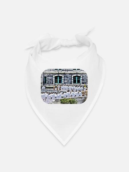 After the Noon Meal Formation - Bandana - white - Front