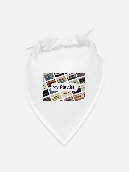 Music - Bandana - white - Front