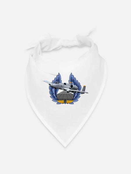 A-10 Thunderbolt - Bandana - white - Front