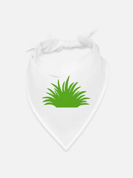 tuft of grass - Bandana - white - Front