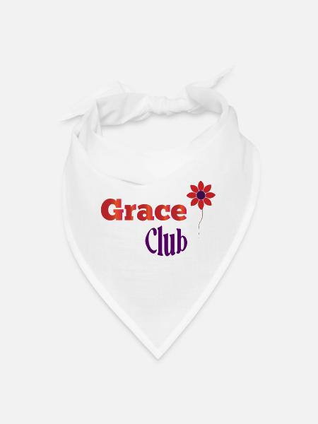 Grace Club Bloom - Bandana - white