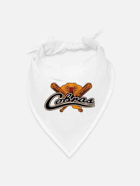 Cobra Crossed Bats Graffiti - Bandana - white