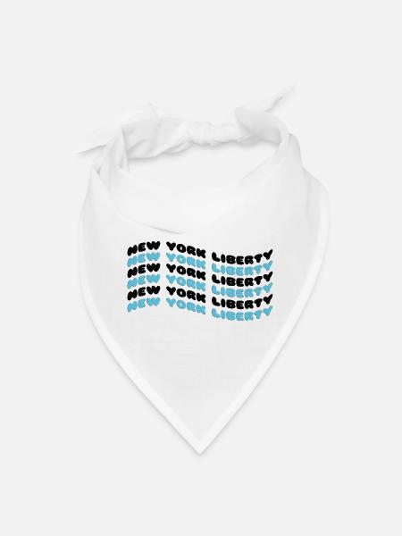 City Hoops Liberty in Aqua - Bandana - white