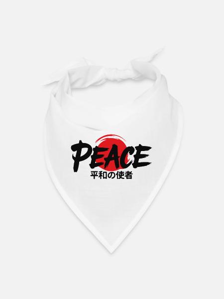 Peace Messenger - Bandana - white
