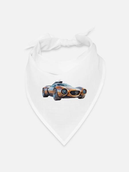 Golden Mirage Hypercar - Bandana - white - Front