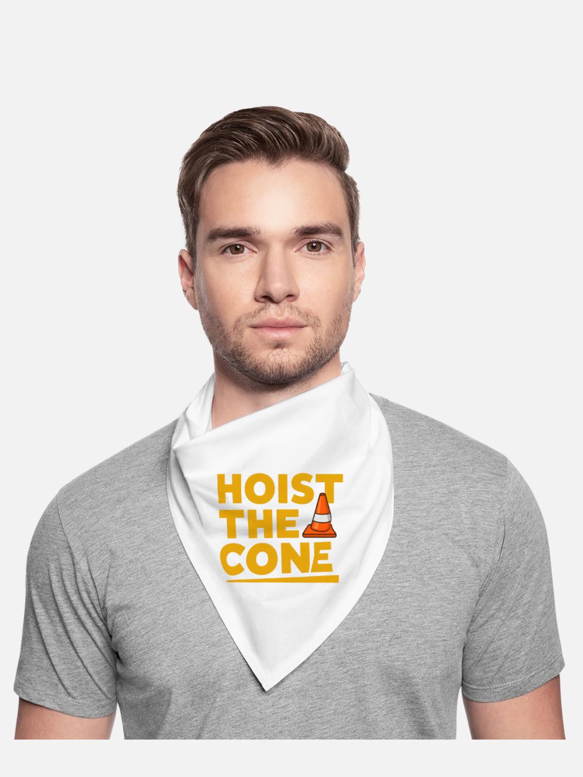 Hoist The Cone - Bandana - white - Front - TBD (187cm)