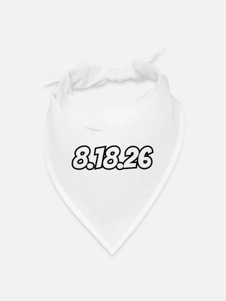 25K on 8.18.26 - Bandana - white - Front