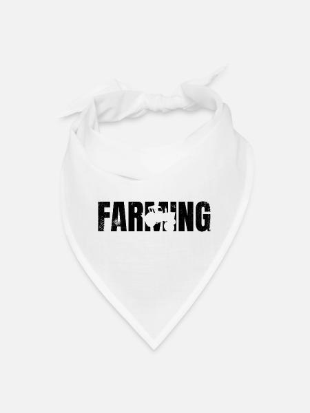 Farming - Bandana - white - Front