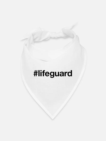 LIFEGUARD - Bandana - white - Front