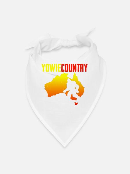 Yowie Country Australia - Bandana - white - Front