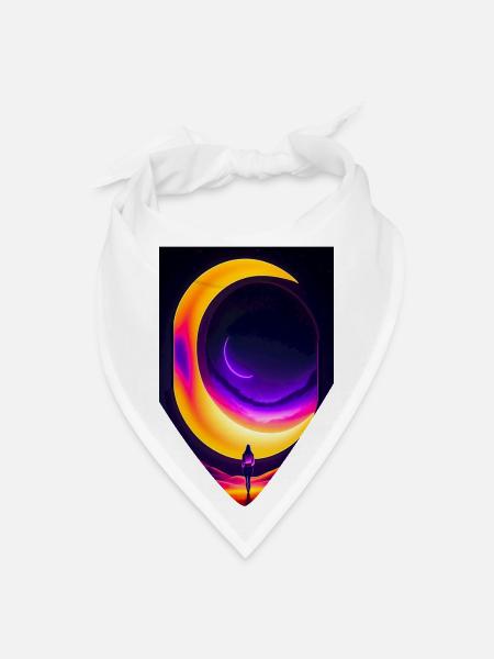 ai generated image - Bandana - white - Front