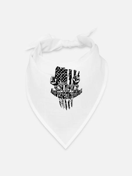 Anti-Establishment - Punk - Bandana - white - Front