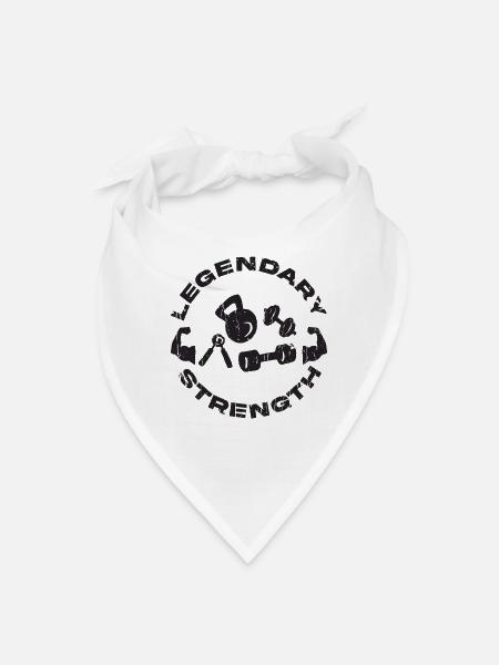Force légendaire - Légende - Bandana - blanc - Devant