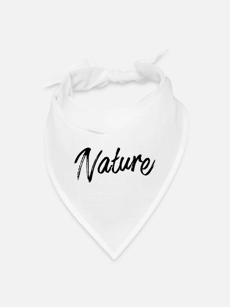 Nature - Bandana - white - Front