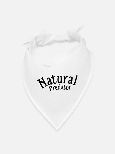 Natural Predator - Bandana - white - Front