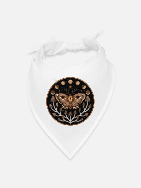 Forest visions - Bandana - white - Front