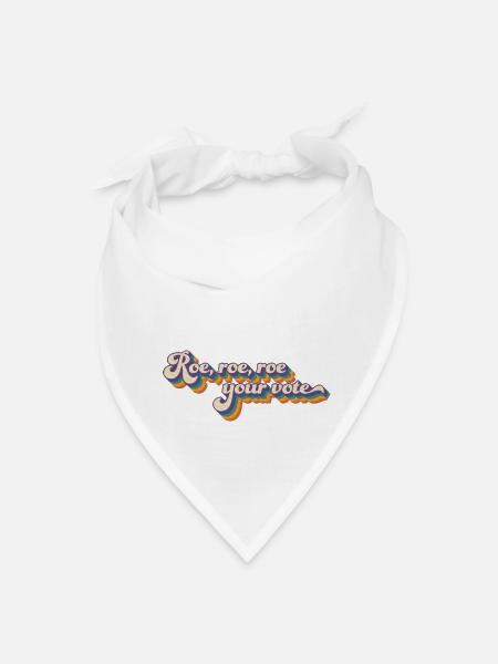 roe your vote - Bandana - white