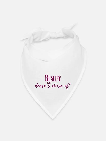 Beauty - Bandana - white - Front