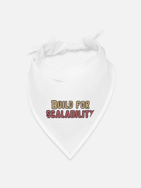 Build For Scalability - Bandana - white - Front