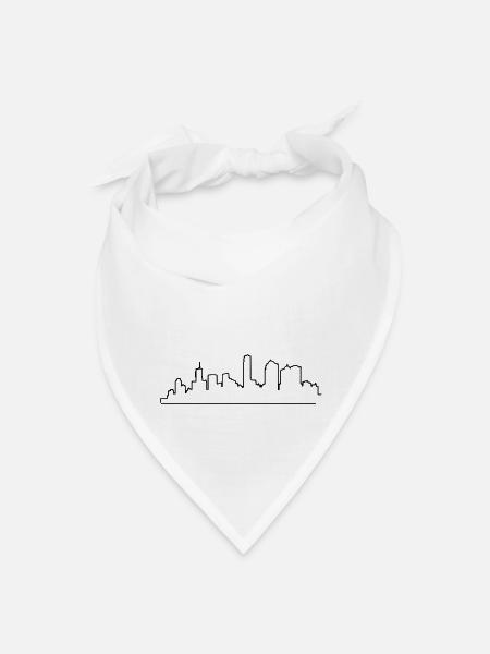 building - Bandana - white - Front