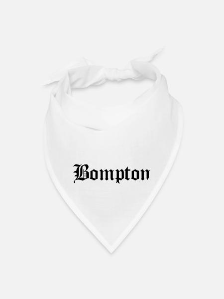 bompton - Bandana - white