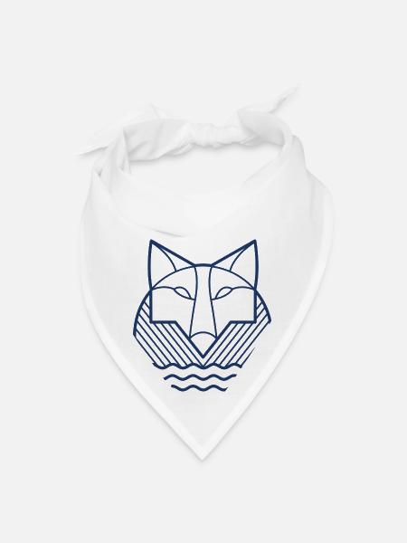 Dingo Indigo - Bandana - white