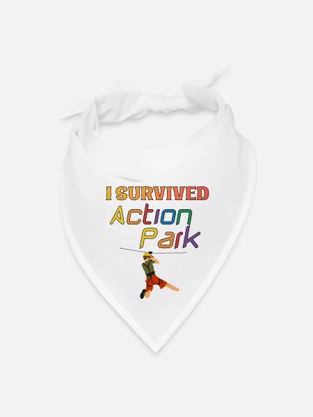 I Survived Action Park - Bandana - white - Front
